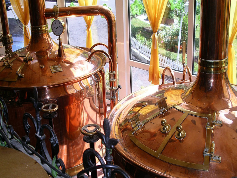 Brauanlage in einer Schaubrauerei | Berggasthof Sonne Imberg in Sonthofen